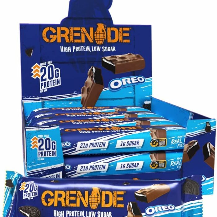 【Flash Sale】Grenade OREO Protein Bar - High Protein, Low Sugar, 12 x 60 g
