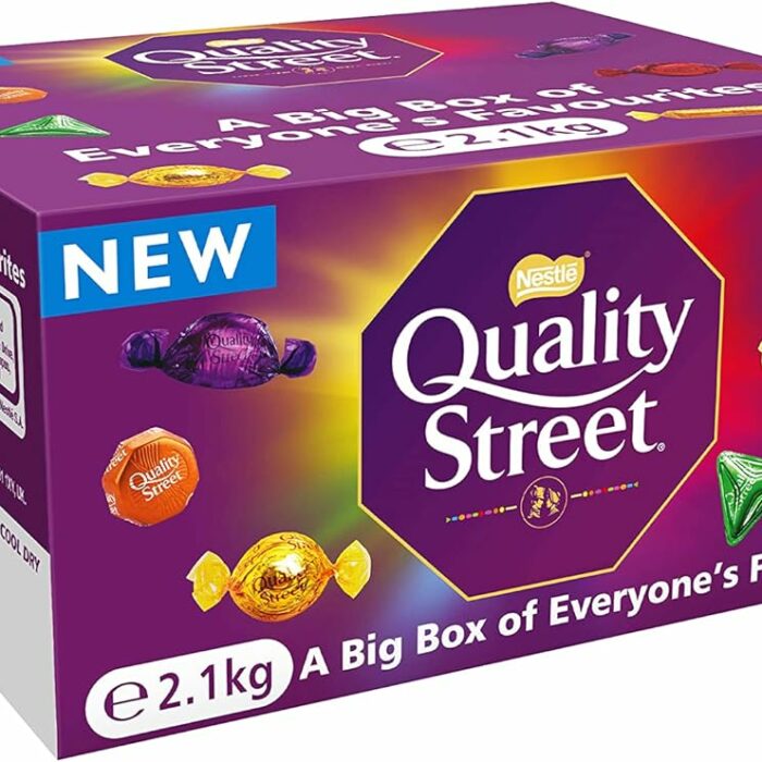 【Flash Sale】Quality Street -Assorted Chocolates Bulk Sharing Pack 2 KG | Chocolate Gift,Chocolates, Toffees And Fruit Cremes,Christmas Chocolate Gift,Bulk Christmas Chocolate,Chocolate Gift,Sharing Chocolate