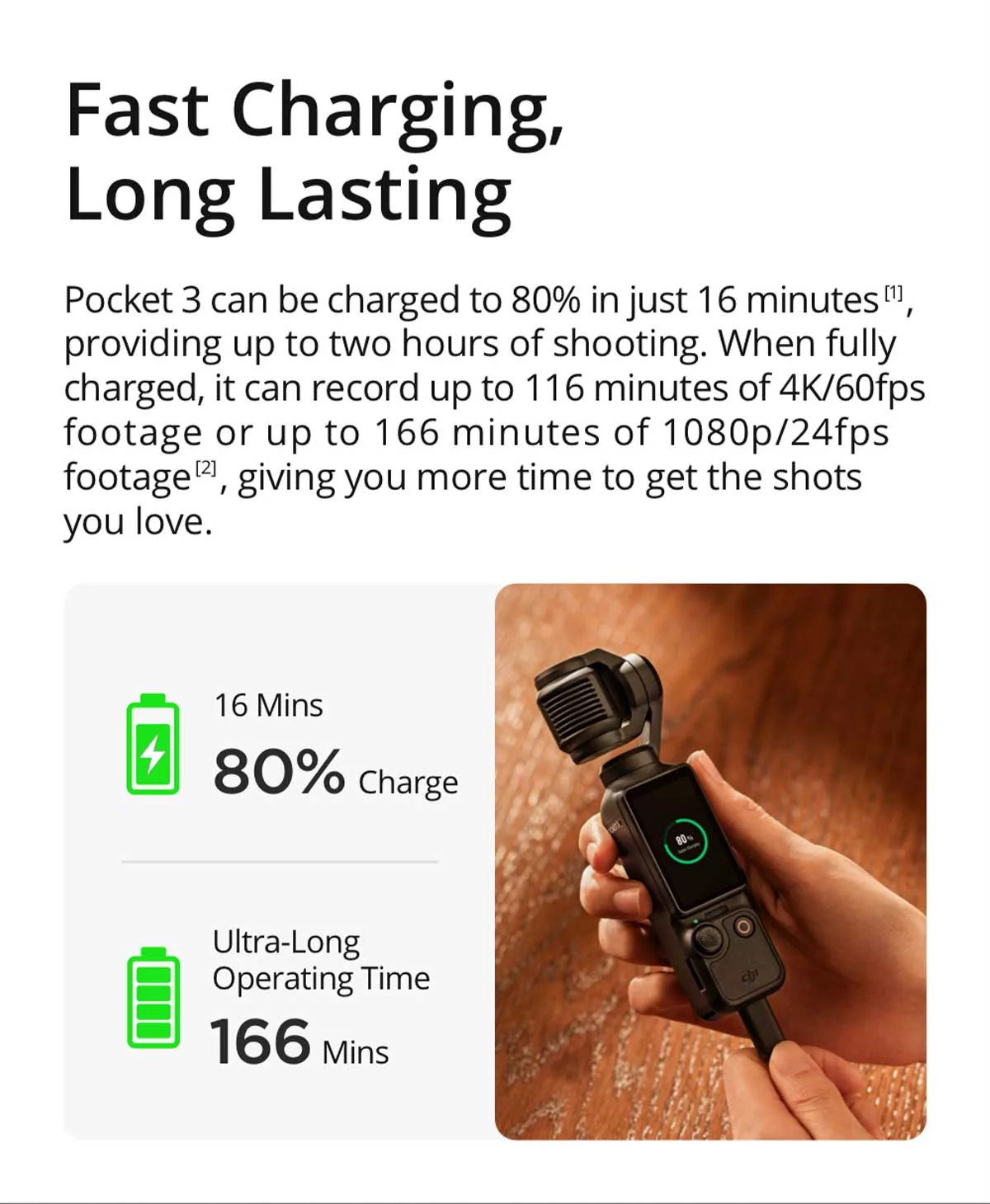 (Exclusive for new users)DJI Osmo Pocket 3 - Handheld | Pocket-Sized, Quick, Stable, Accurate Shooting | Horizontal-Vertical Switching|Mic Mini (2TX +1RX) | Creator Combo-Citibank Credit Card Points Bonus Program | Each person can only purchase one