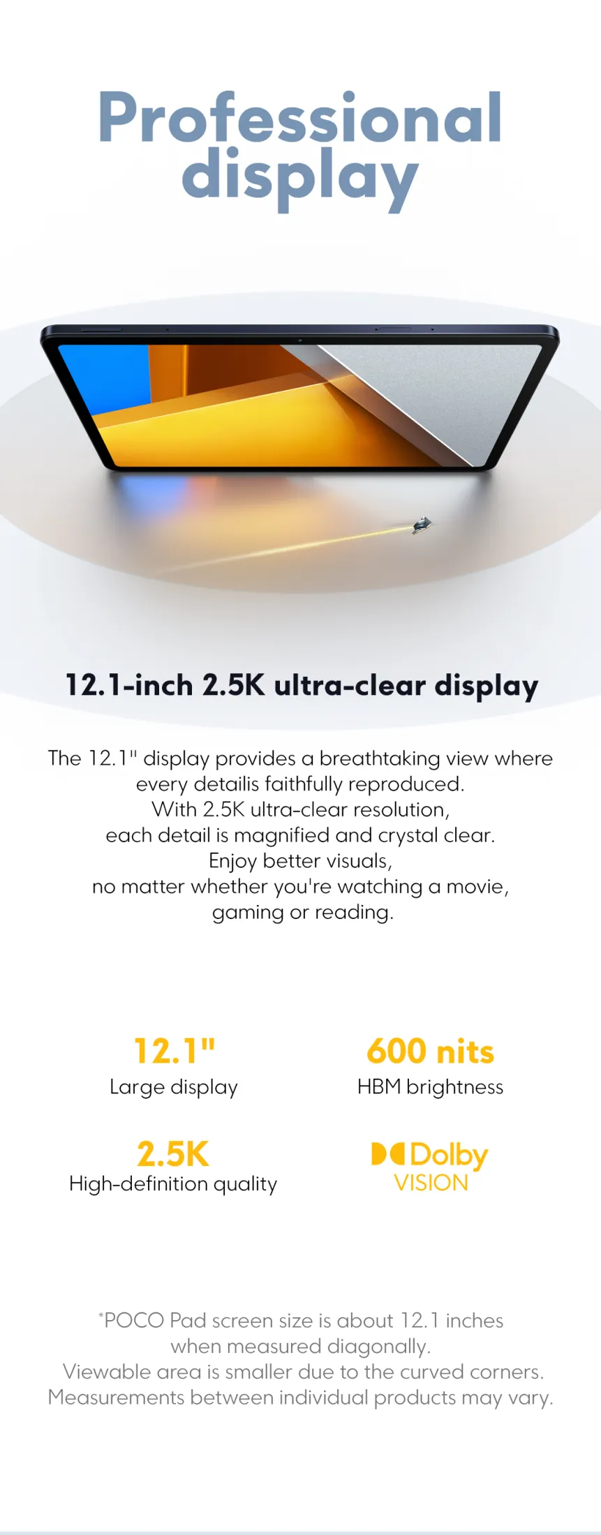 POCO Pad Flash sale hot sales -Limited to 100 units-There are 69 units left-Citibank Credit Card Points Bonus Program Each person can only purchase one