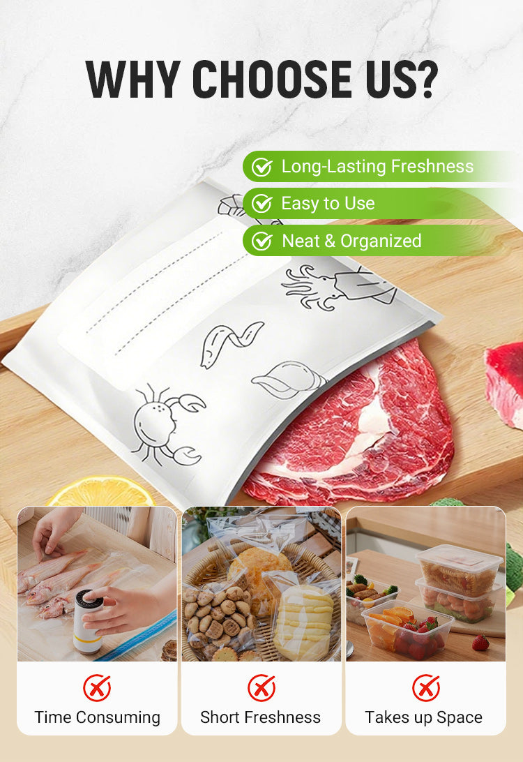 Exclusive for new users, limited stock, grab it now 【60PCS】Reusable Aluminum Foil Sealable Storage Bags