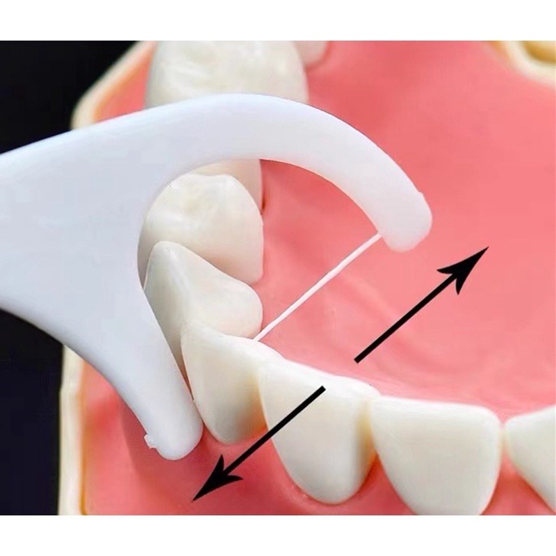 🦷 Clean Teeth Instantly! 500pcs Dental Floss Sticks – Malaysia Ready Stock 🇲🇾