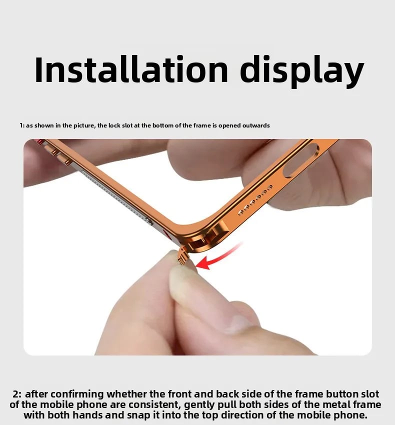 Luxury Case Metal Frame for iPhone 17 Series