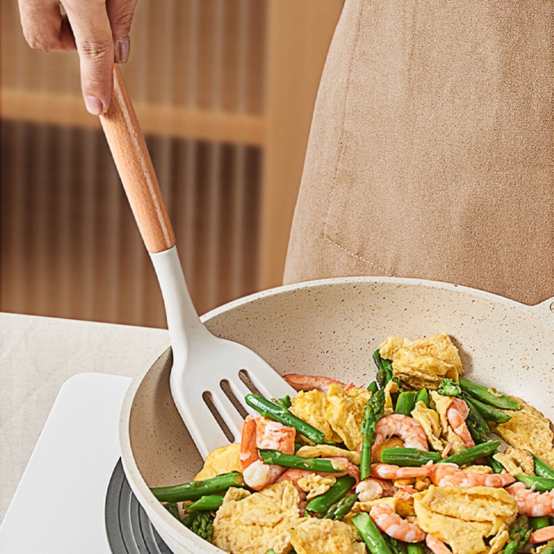 [Exclusive for new users]Simplus Silicone Spatula Silicone Kitchenware Non Stick Food Grade Silicone Cooking Tools A good helper in the kitchen, enjoy a delicious life