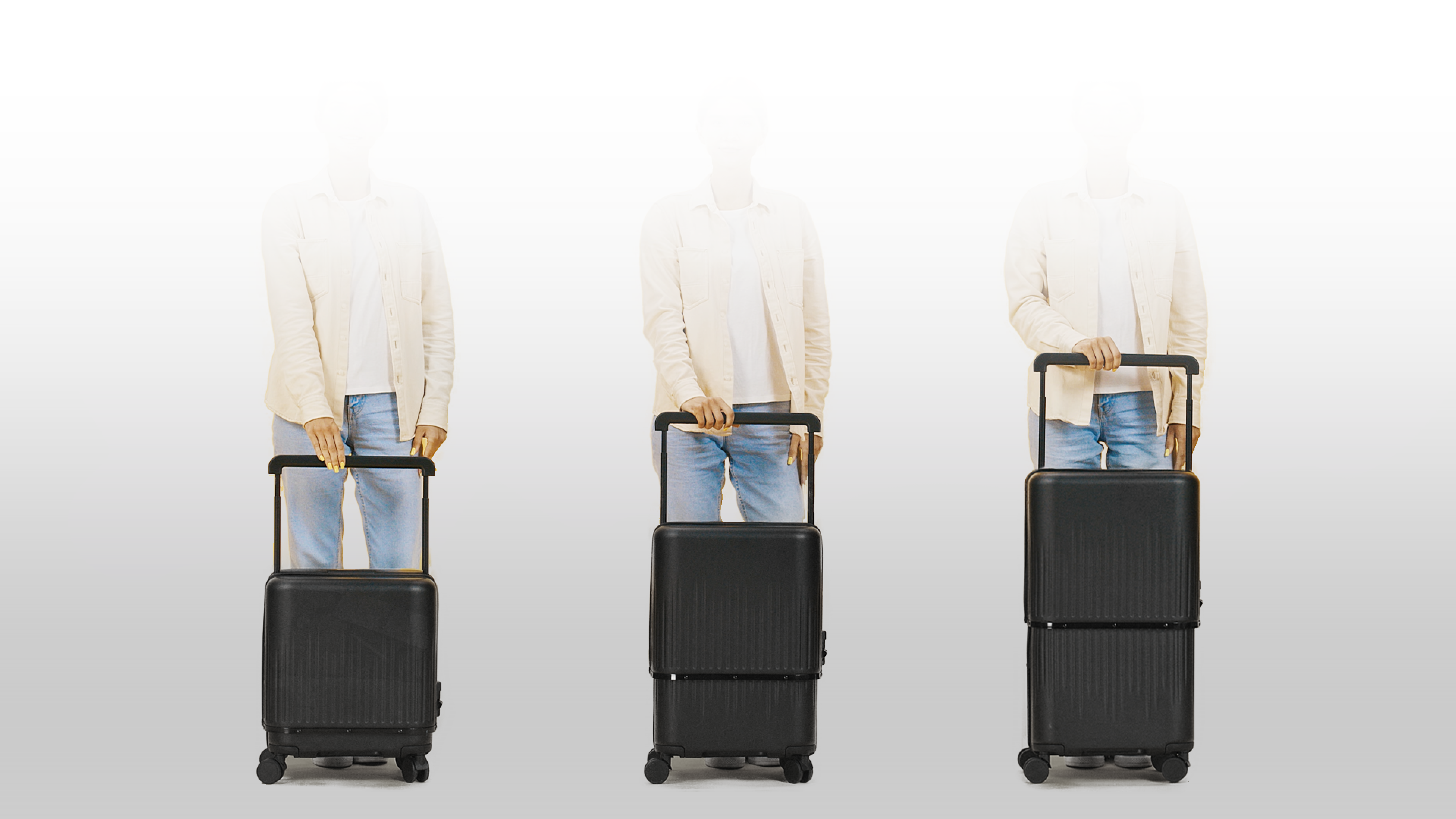 3-in-1 Expandable Hardside Luggage
