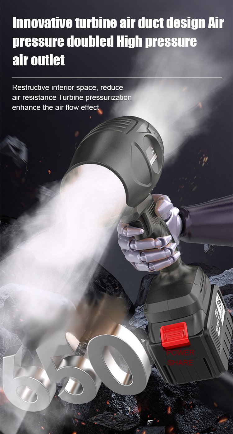 【Industrial Grade】Ducted Turbine High-Power Wireless Blower Unleash powerful airflow with cutting-edge technology!