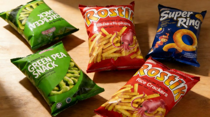 🧀🍤 Oriental Snacks Super Ring Series（60g）  Cheese Ring / Rota Prawn / Rostik Cuttlefish / Green Pea / Chicken Ring