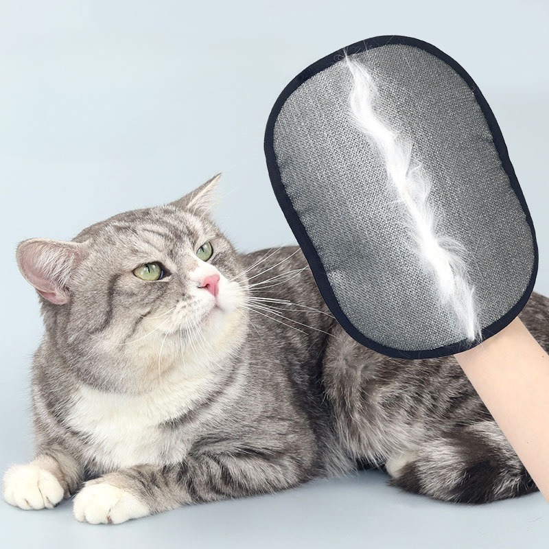 Reusable Double-Sided Pet Grooming Gloves – Easy Dog & Cat Hair Removal for Furniture, Sofa & Carpet