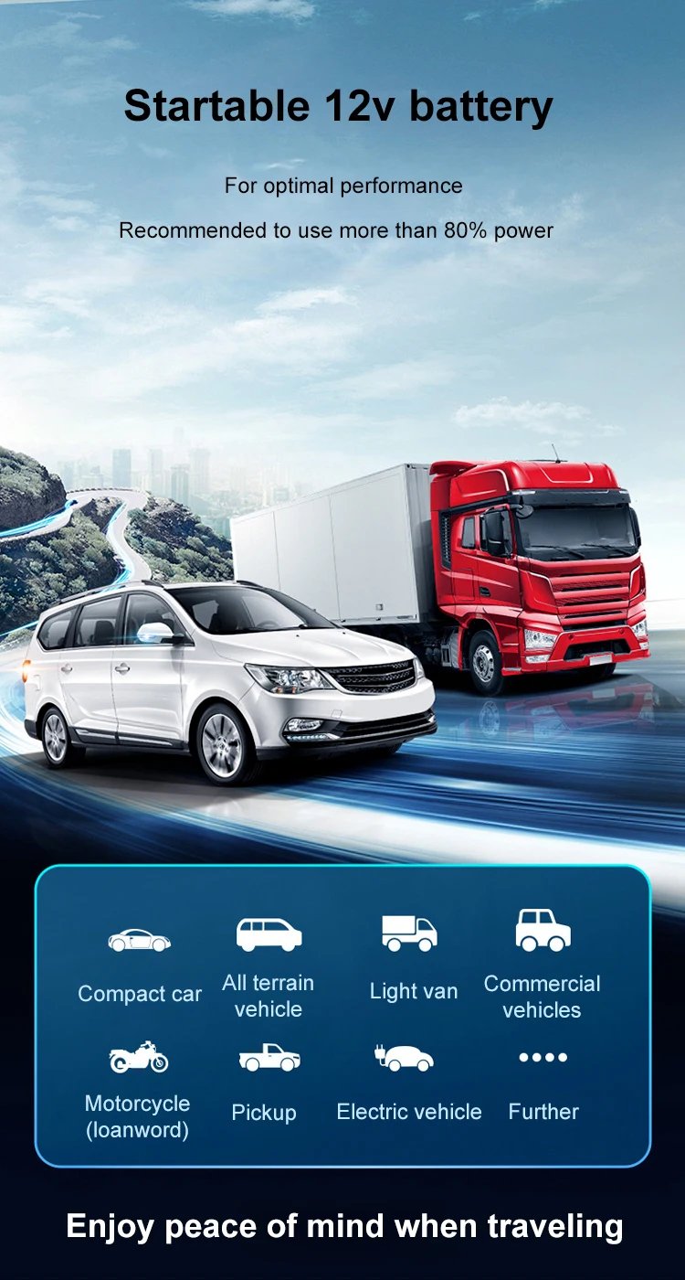 4 in 1 Portable High-Power Car Jump Starter & Air Pump - 🔥2026 New Year Big Pre-Promation 49% OFF🔥