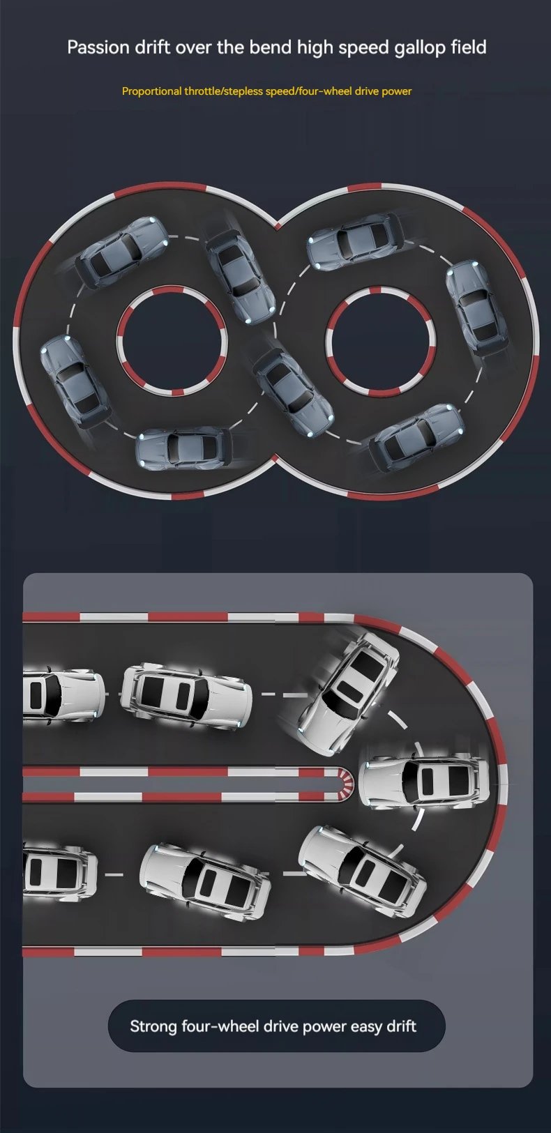 High-Speed 4WD RC Drift Car 🔥 20 km/h Racing Fun with Cool LED Lights