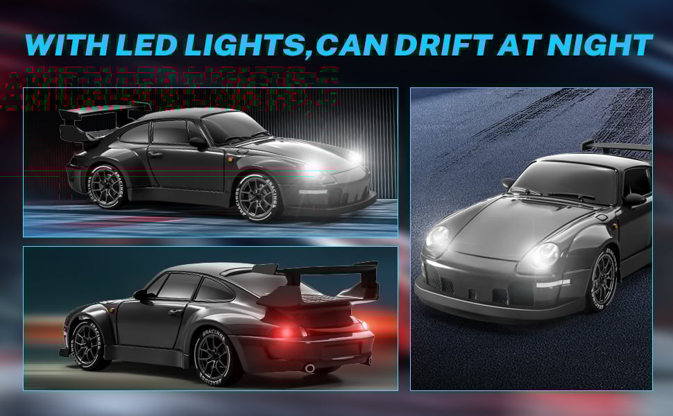 High-Speed 4WD RC Drift Car 🔥 20 km/h Racing Fun with Cool LED Lights