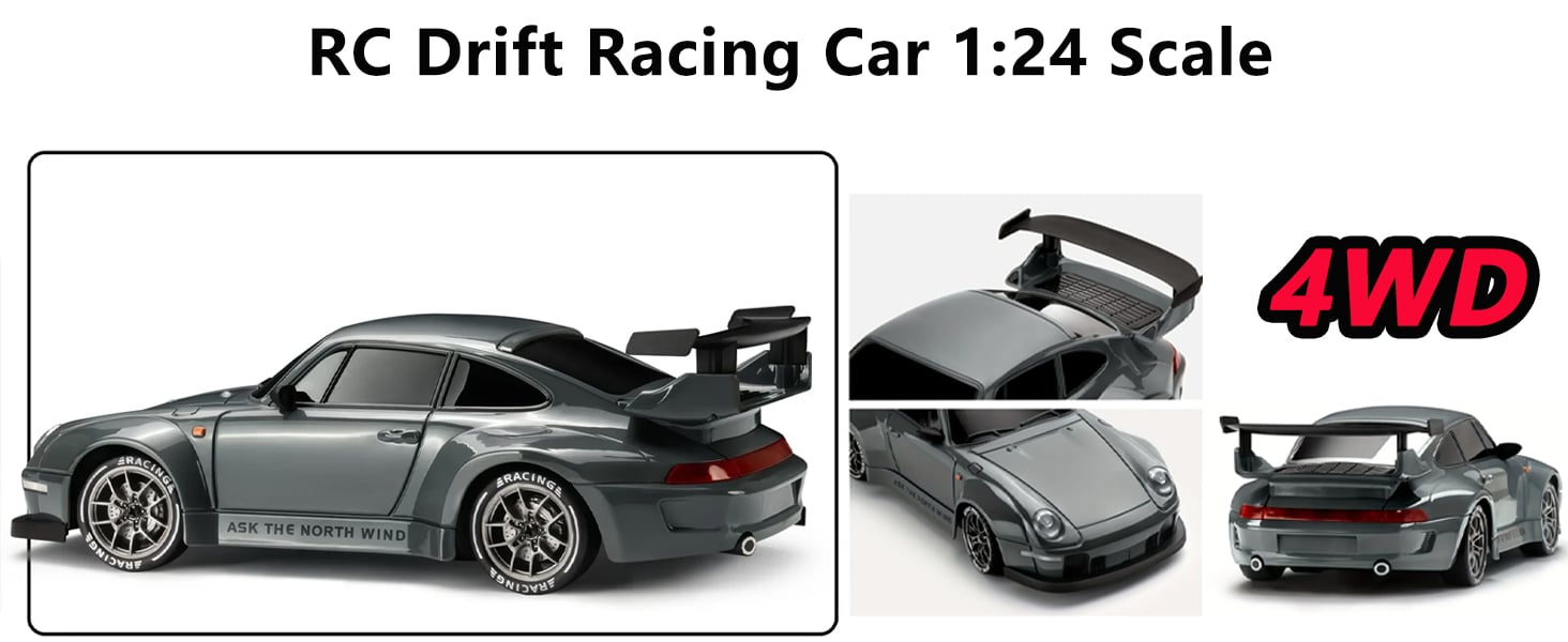 High-Speed 4WD RC Drift Car 🔥 20 km/h Racing Fun with Cool LED Lights