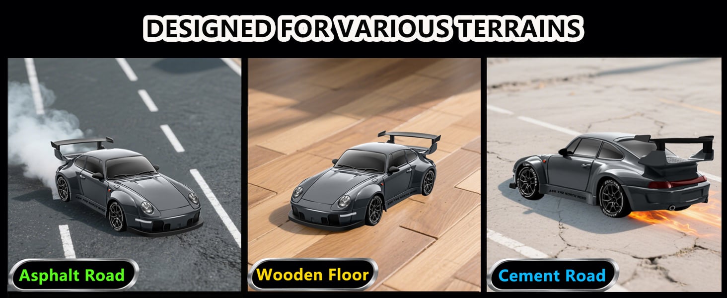 High-Speed 4WD RC Drift Car 🔥 20 km/h Racing Fun with Cool LED Lights